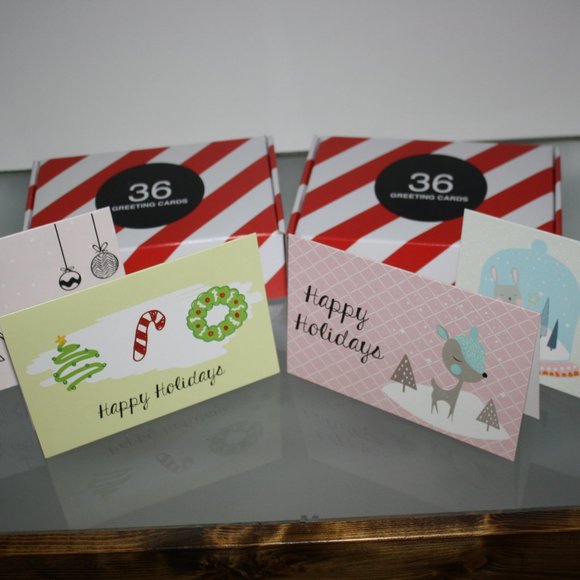 Two Boxes 36 Count Christmas Cards (72) - Picture 1 of 4